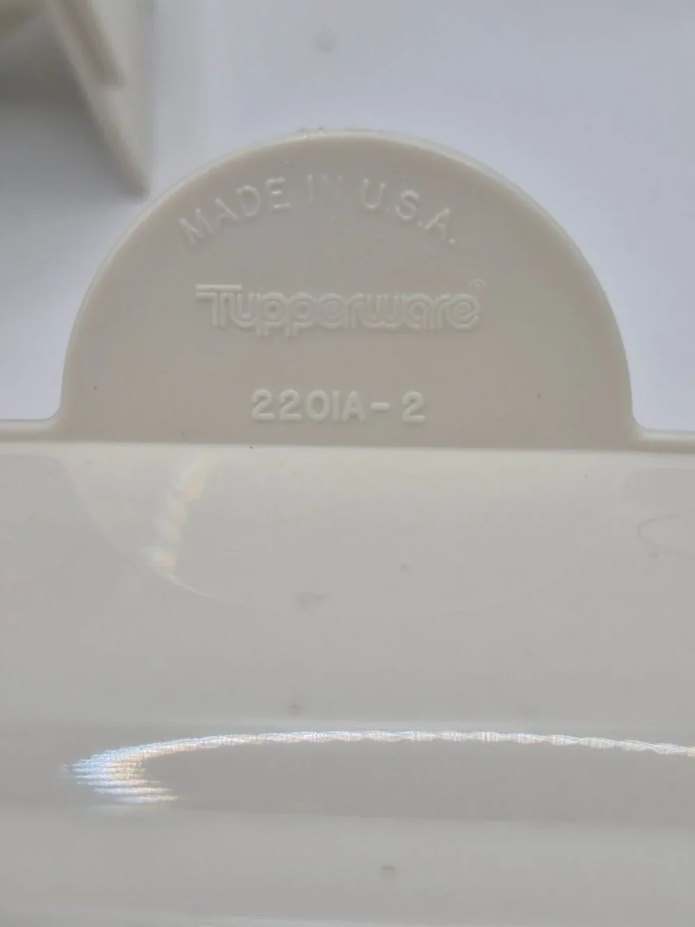 Tupperware White Taco Holders Set Of 6 Made In USA Stackable Durable  Trays